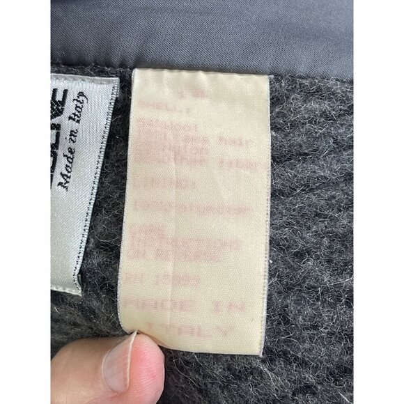 Vintage Veste Bene Made In Italy Womens Wool Double-Breasted Peacoat L - Picture 4 of 14